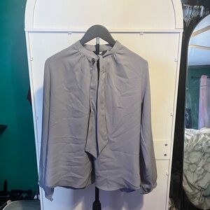 🔴Lands' End Elegant Gray Women's Blouse